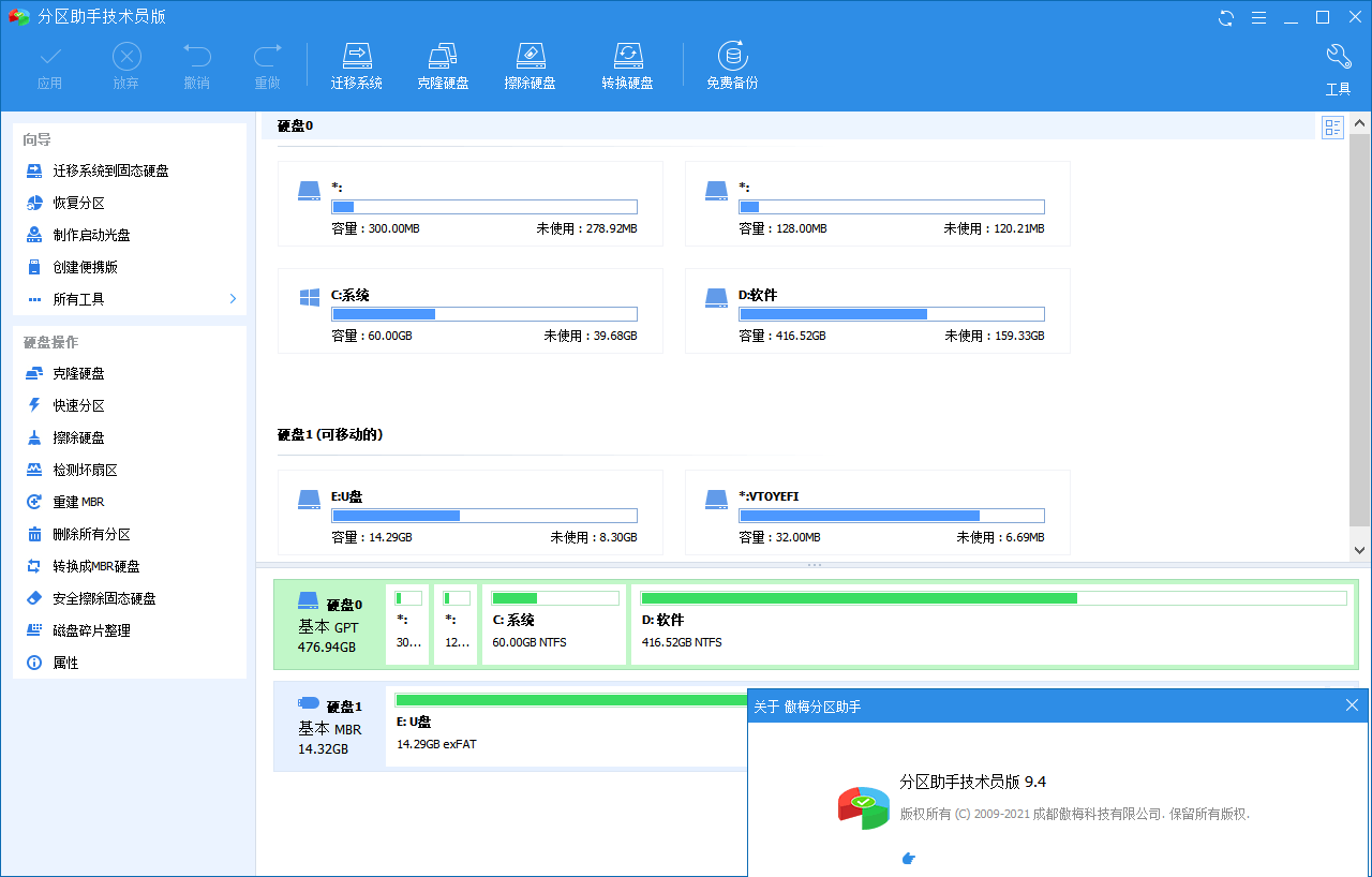 分区助手技术员v10.11.0特别版-小创项目网