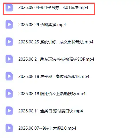 拼多多实战特训营(更新26年9月-小创项目网