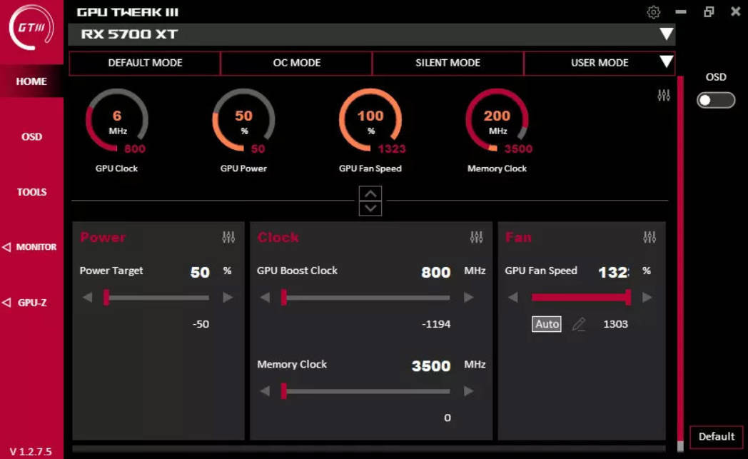 显卡超频GPU Tweak III v2.0.8.5-小创项目网