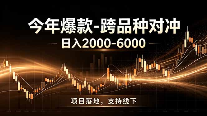 全新跨品种对冲模式上线！日稳定盈利 2000-6000，合规长久可批量放大-寒山客