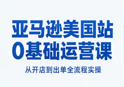 亚马逊美国站0基础运营课-小创项目网
