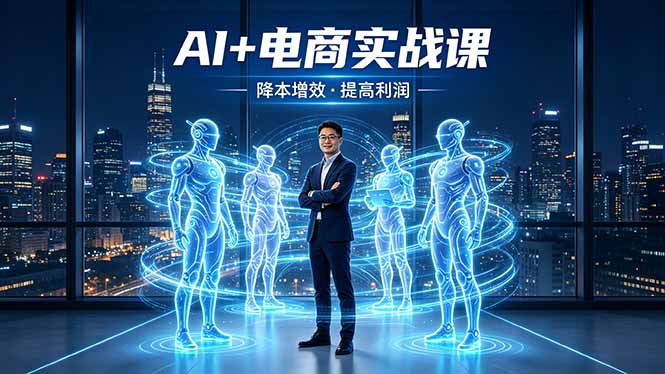 AI+电商实战课，1人+N个AI 智能体，把SOP变AI员工，实现降本增效提高利润-小创项目网