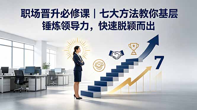 付费文章：职场晋升必修课｜七大方法教你基层锤炼领导力，快速脱颖而出-小创项目网