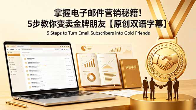 掌握电子邮件营销秘籍！5步教你变卖金牌朋友【原创双语字幕】-寒山客