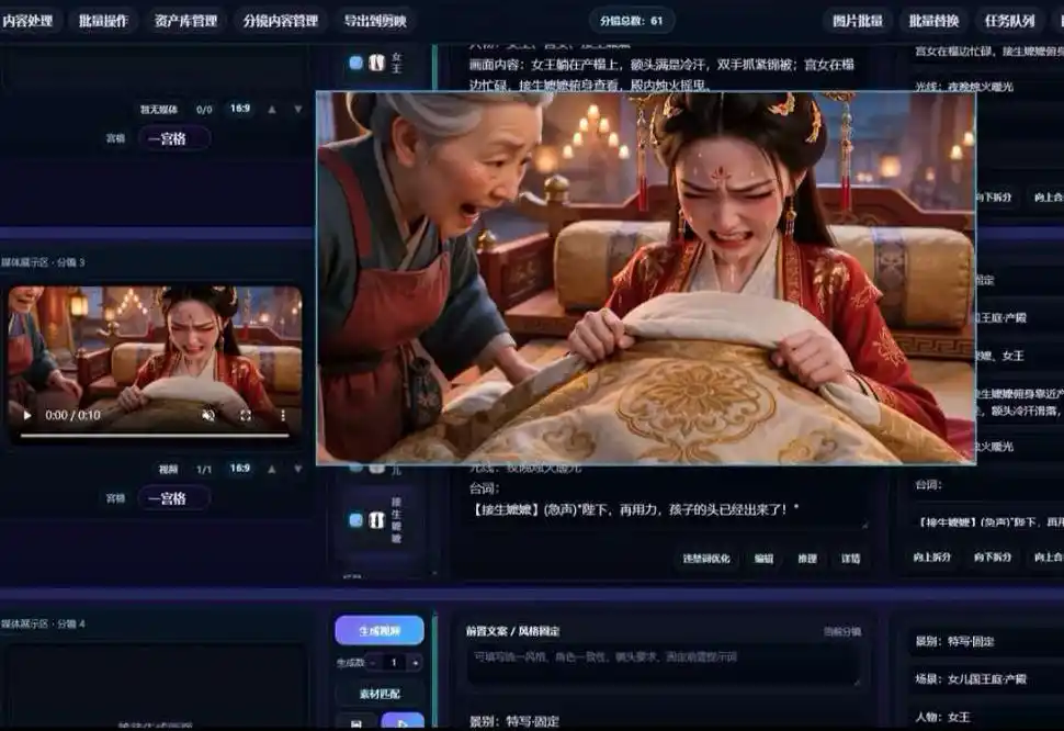 【爆款精品】AI漫剧/短剧无限出视频一站式爆款制作软件(本地部署)-小创项目网