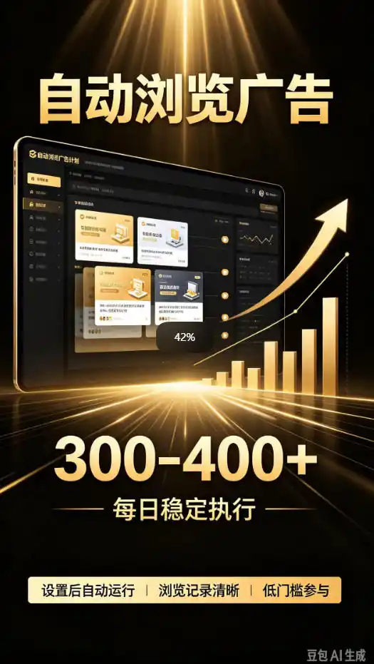 自动浏览广告计划，0门槛副业，日入300-400，躺賺稳定风口项目，无需人工操作，解放双手【揭秘】-小创项目网