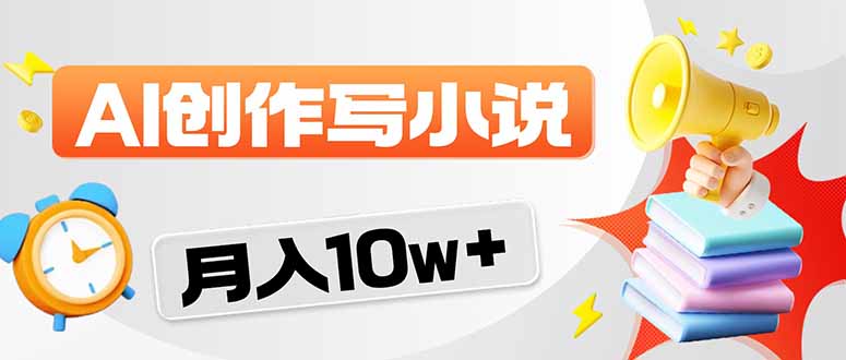 2026风口项目AI写小说 轻松实现月入10w+-小创项目网