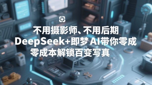 不用摄影师、不用后期，DeepSeek+即梦AI带你零成本解锁百变写真！-小创项目网