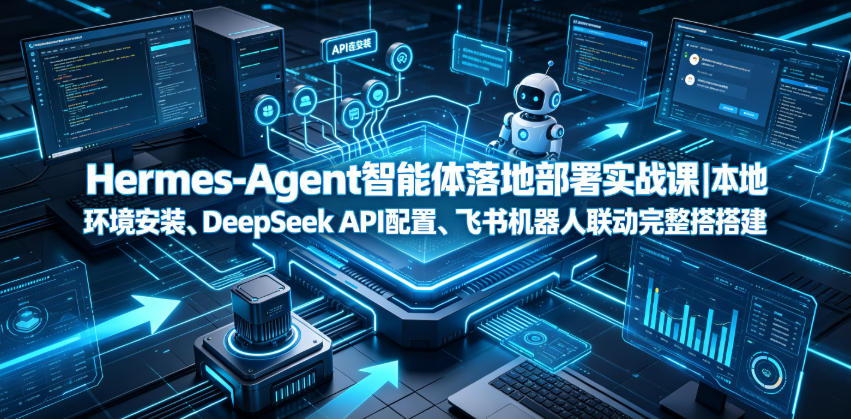 Hermes-Agent智能体落地部署实战课｜本地环境安装、DeepSeek API配置、飞书机器人联动完整搭建教程-寒山客