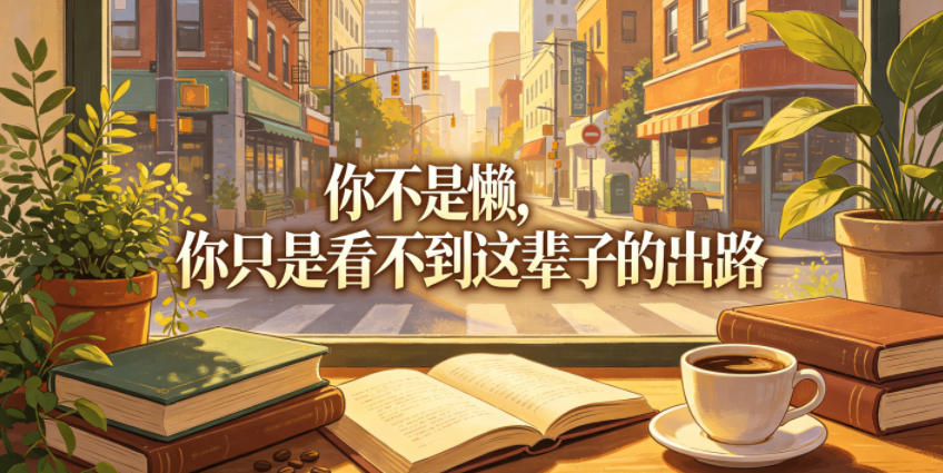 付费文章：你不是懒，你只是看不到这辈子的出路-寒山客
