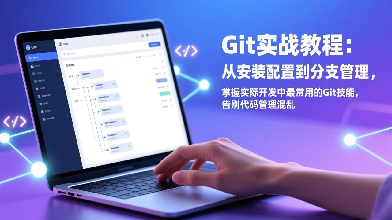 Git实战教程：从安装配置到分支管理，掌握实际开发中最常用的Git技能，告别代码管理混乱-小创项目网