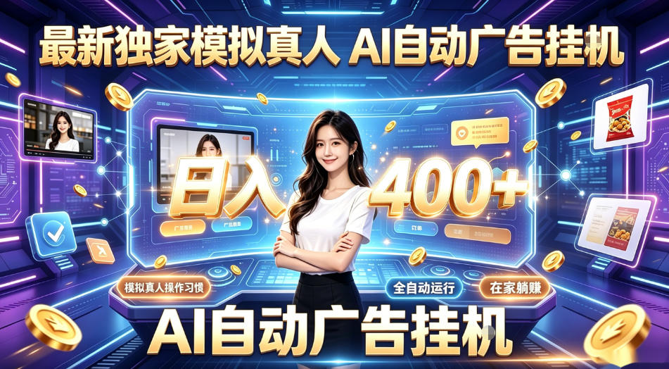 最新独家模拟真人，AI自动挂号挂G，日入400+，全程全自动运行，无需人工【揭秘】-寒山客