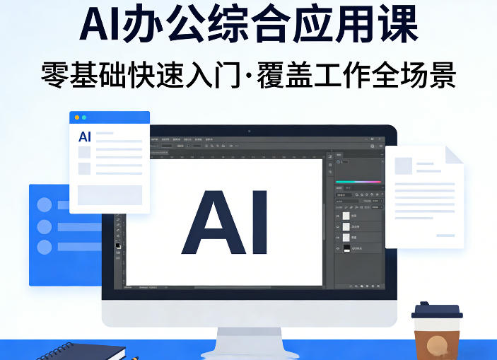 AI办公综合应用课，零基础快速入门，覆盖了工作中各种应用场景-小创项目网