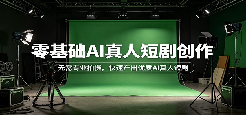 零基础AI真人短剧创作：无需专业拍摄，快速产出优质AI真人短剧-小创项目网