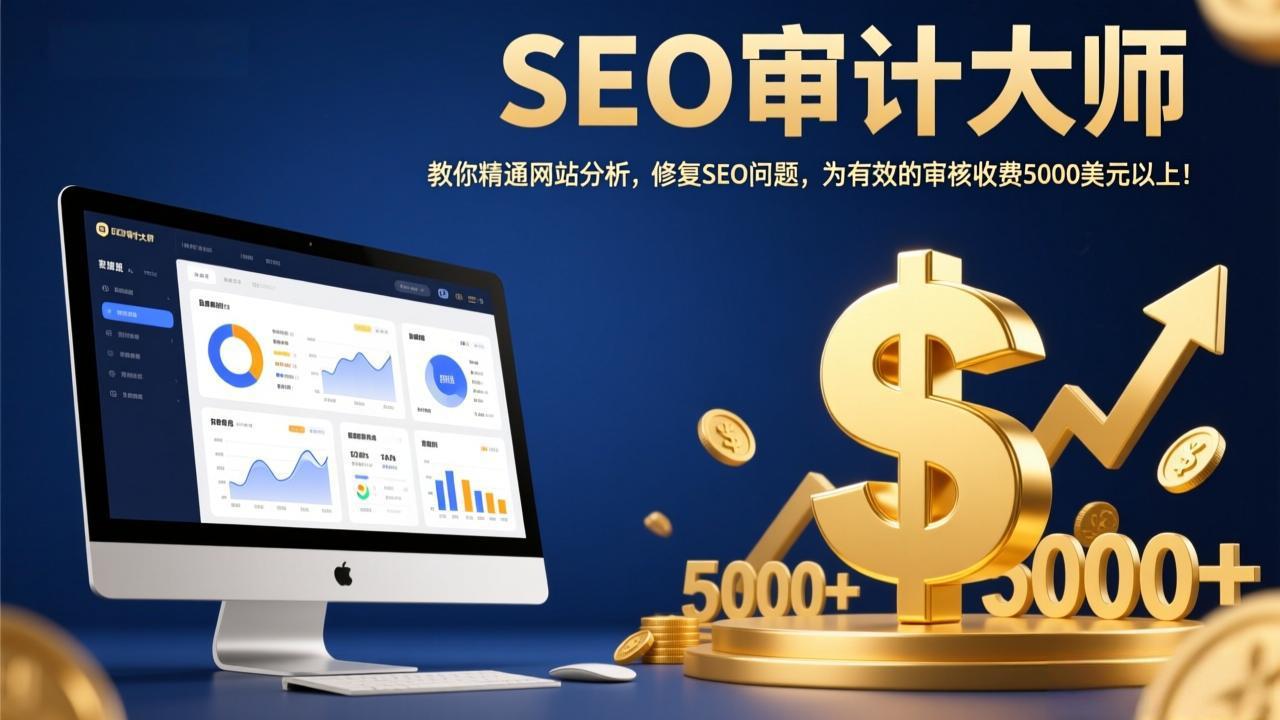 SEO审计大师：教你精通网站分析，修复SEO问题，为有效的审核收费5000美元以上！-小创项目网