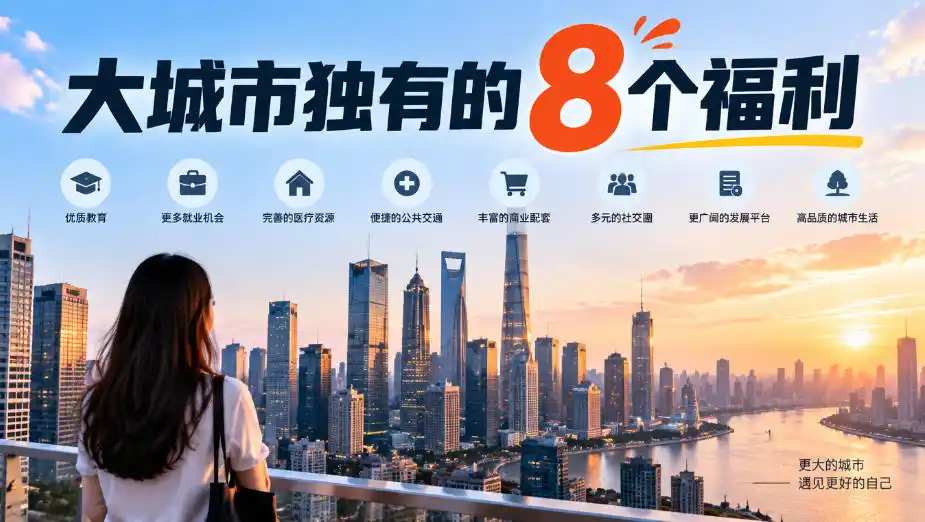 某公众号付费文章：大城市独有的8个福利-小创项目网