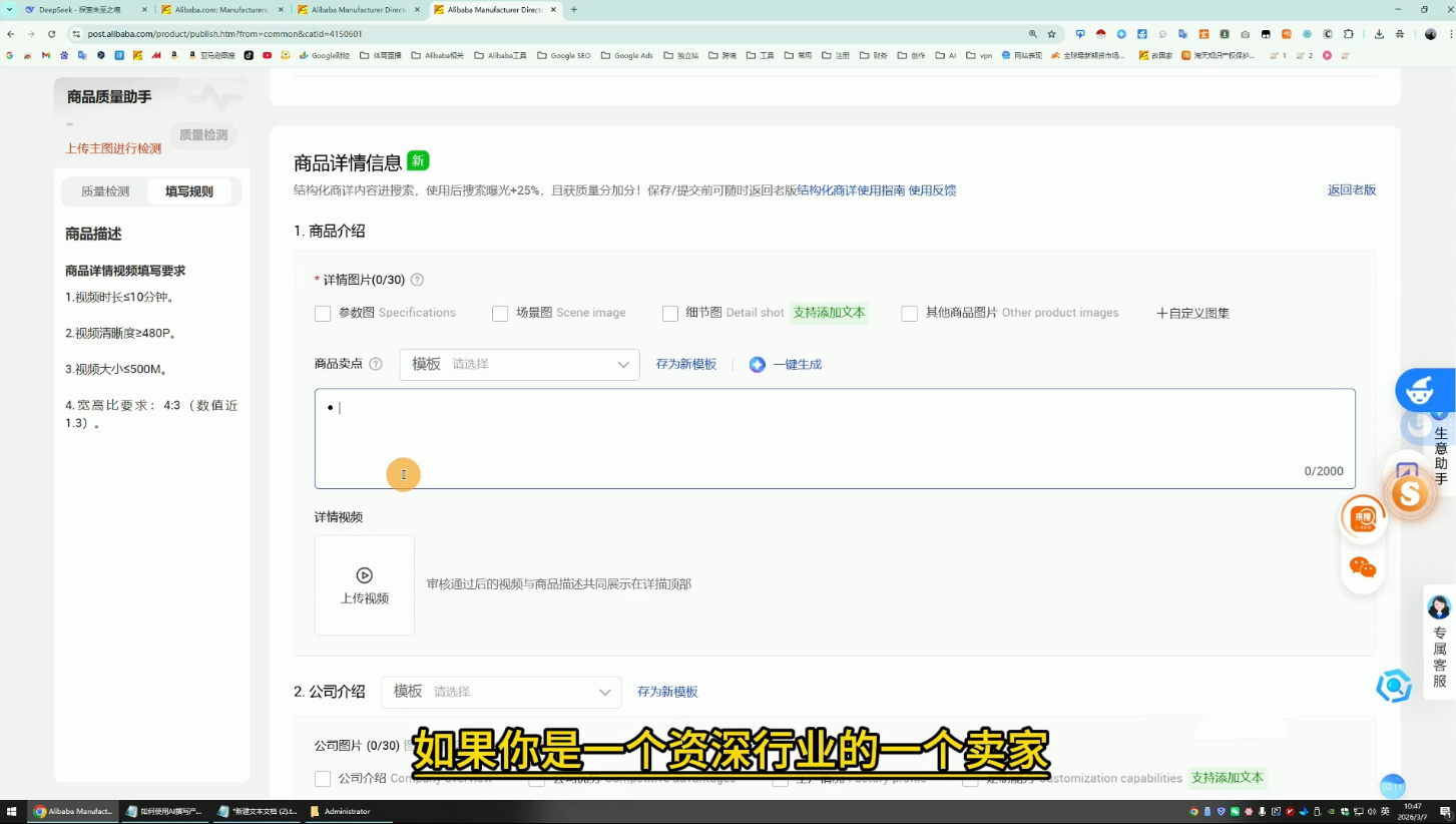 醒目老师·阿里国际站运营系列课(更新3月)-小创项目网