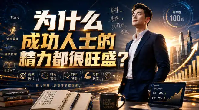 付费文章：为什么成功人士的精力都很旺盛？-小创项目网