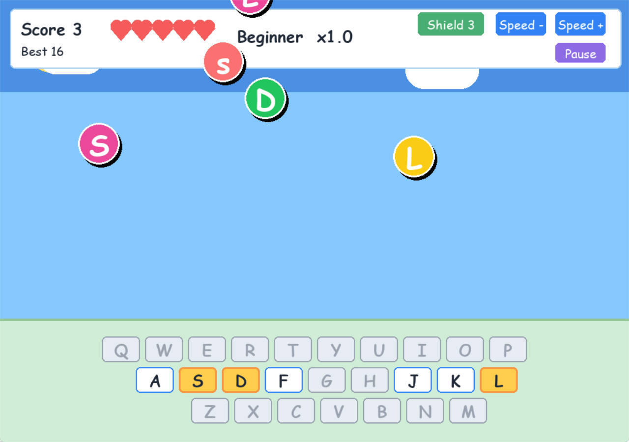 小孩键盘熟练字母大冒险V1.0-小创项目网