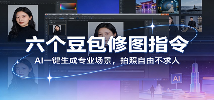 六个豆包修图指令：AI 一键生成专业场景，拍照自由不求人-小创项目网