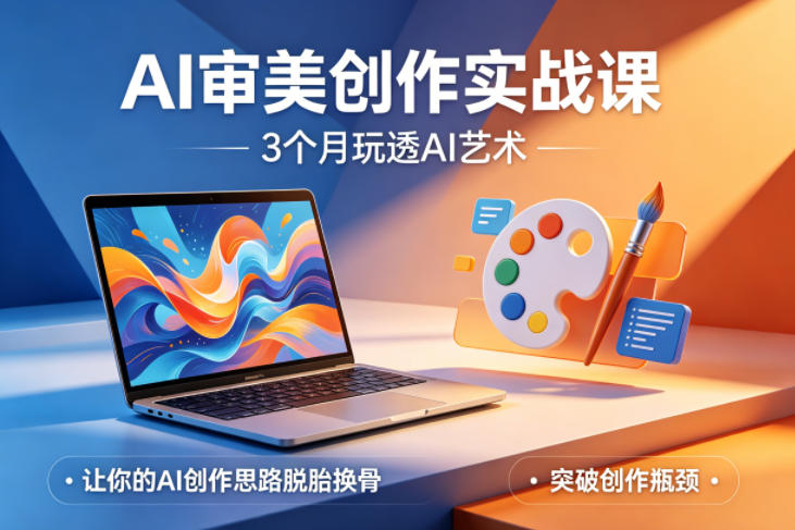 AI审美创作实战课，3个月玩透AI艺术，让你的AI创作思路脱胎换骨，突破创作瓶颈(更新0617)-寒山客