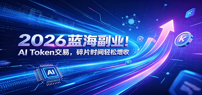 2026蓝海副业！AI Token交易，碎片时间轻松增收-寒山客