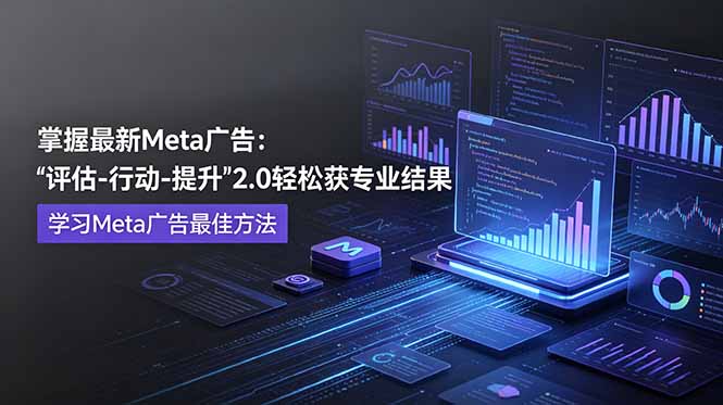 掌握最新的Meta广告，通过“评估-行动-提升”2.0版本轻松获得专业级结果。学习目前学习Meta广告的最佳方法-寒山客