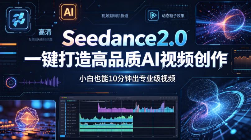 Seedance2.0一键打造高品质AI视频创作，小白也能10分钟出专业级视频-小创项目网
