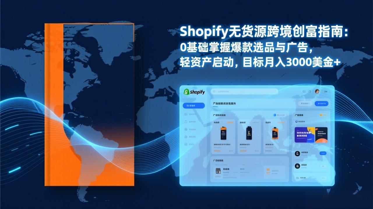 Shopify爆款打法实战：从选品到广告投放，复制爆款模型，驱动独立站月销售额破万刀-小创项目网
