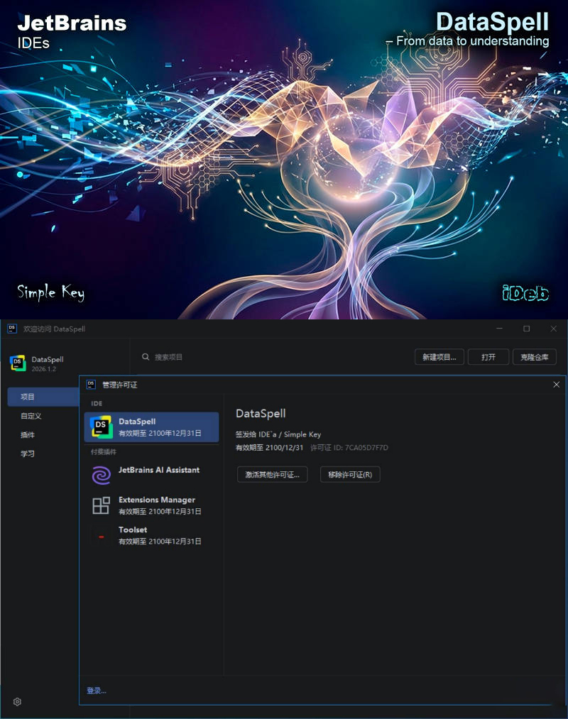 DataSpell v2026.1.2 直装特别版-小创项目网