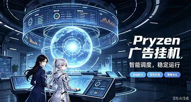 Pryzen广告全自动挂机给自己一个交代，门槛低，零基础小白也可以快速上手-小创项目网