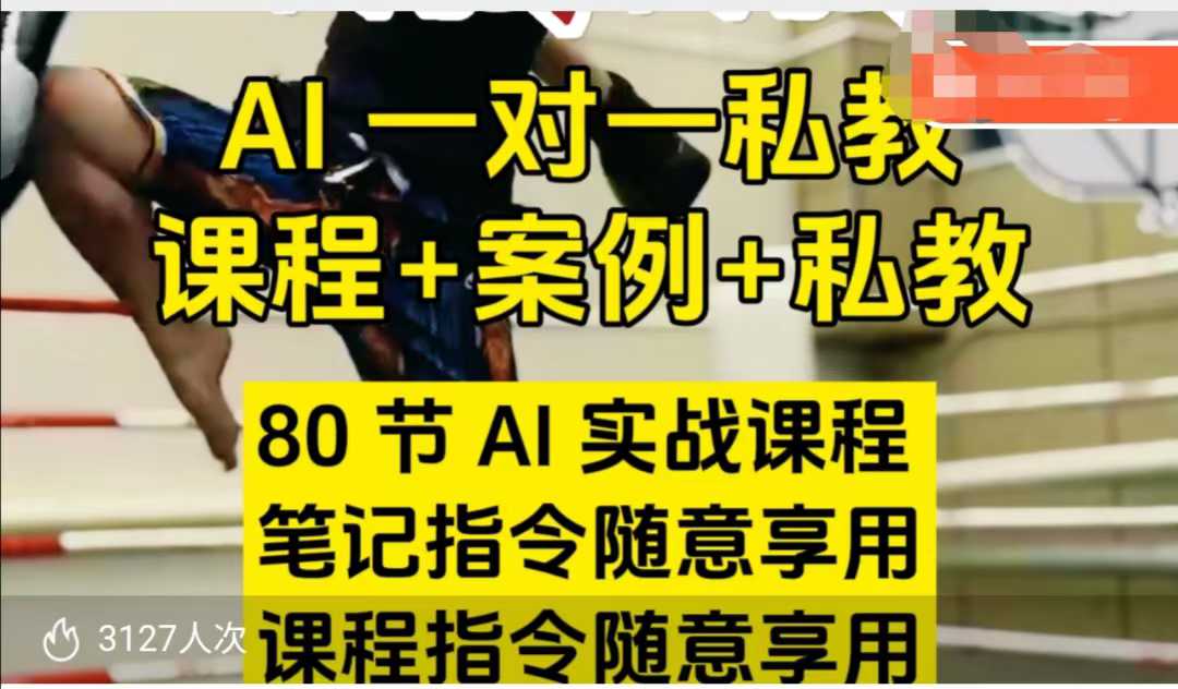 AI指令实战课，课程+案例，80节AI实战课程，笔记指令随意享用，课程指令随意享用(更新26年3月)-小创项目网