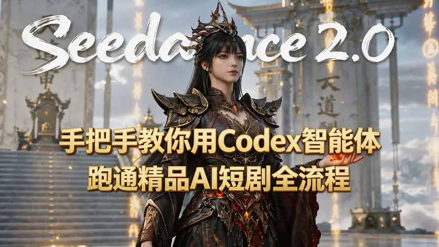 手把手教你用Seedance2.0+Codex智能体跑通精品AI短剧全流程(附3种skill技能-小创项目网