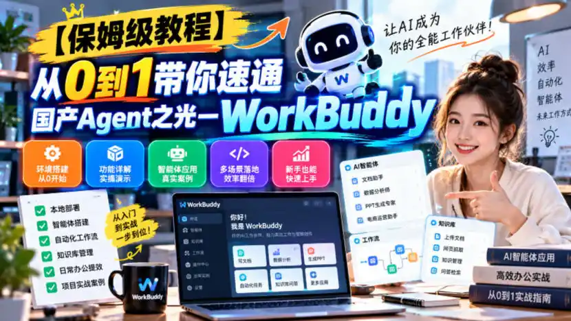 【保姆级教程】从0到1带你速通国产Agent之光—WorkBuddy【文档】-小创项目网
