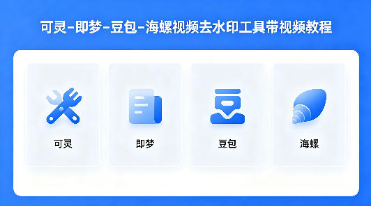 可灵–即梦–豆包–海螺视频去水印工具带视频教程-小创项目网