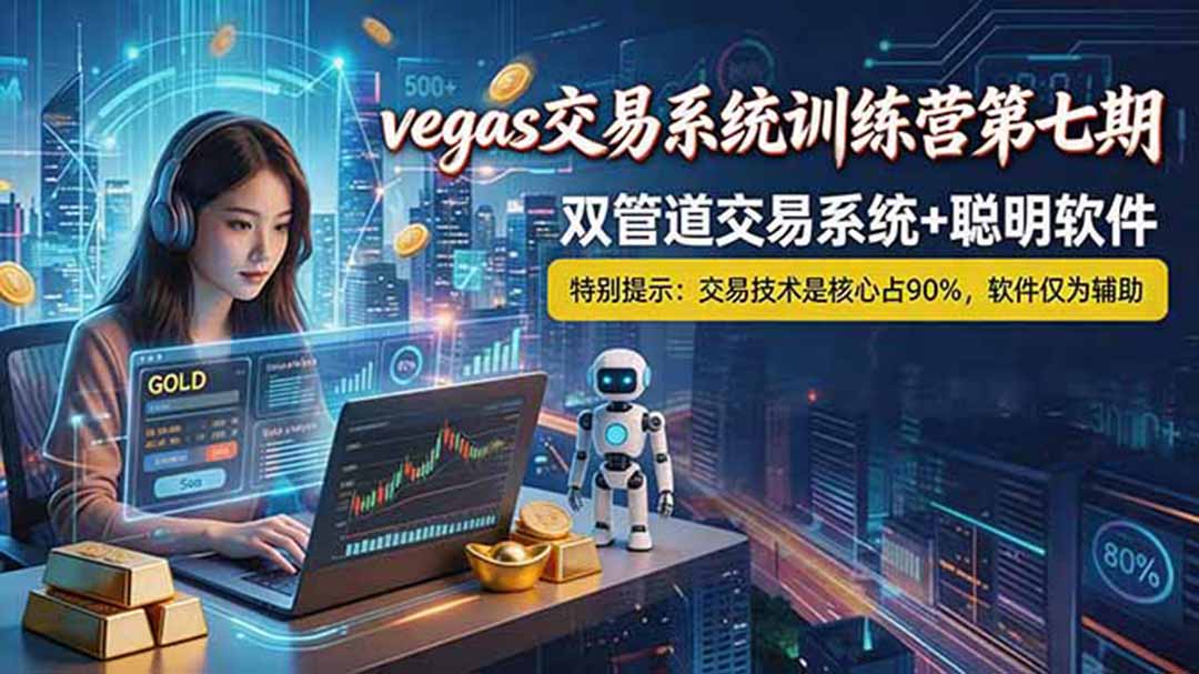 【海外美金AI搬砖】Vegas交易技术+聪明软件， 黄金期货日赚50-1000U， 长期稳定，小白轻松上手-寒山客