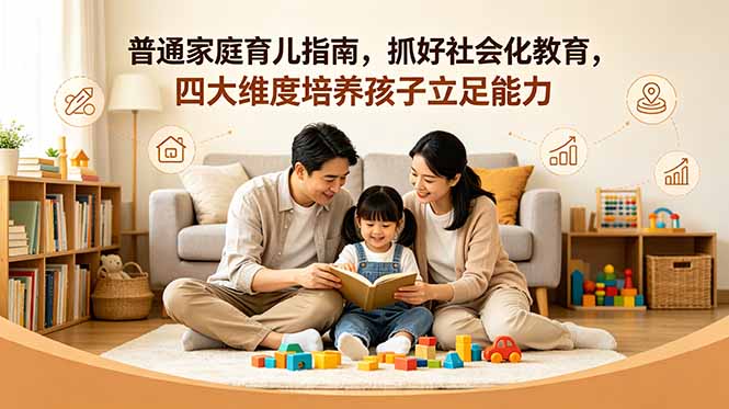 付费文章：普通家庭育儿指南，抓好社会化教育，四大维度培养孩子立足能力-寒山客