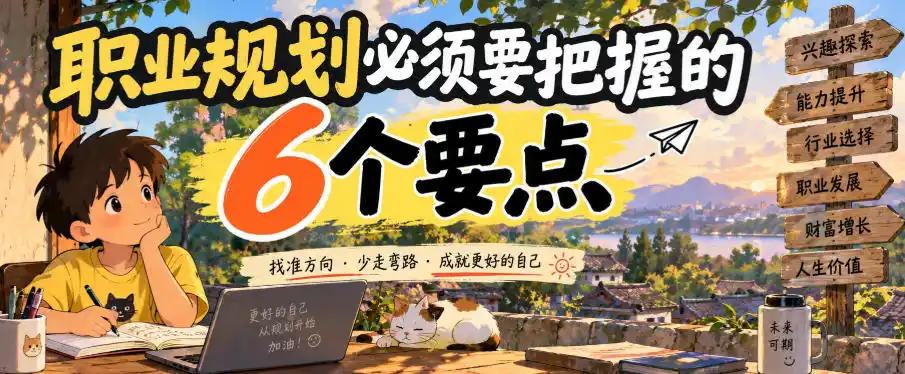 付费文章：职业规划必须要把握的6个要点-小创项目网