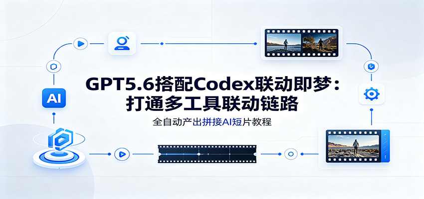 GPT5.6搭配Codex联动即梦:打通多工具联动链路,全自动产出拼接AI短片教程-小创项目网