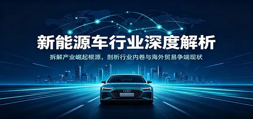新能源车行业深度解析：拆解产业崛起根源，剖析行业内卷与海外贸易争端现状-小创项目网