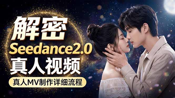 Seedance 2.0电影级真人 MV全流程拆解：提示词、运镜、粒子特效，手把手实操-小创项目网