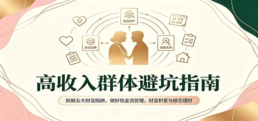 高收入群体避坑指南:拆解五大财富陷阱,做好现金流管理,财富积累与婚恋理财-寒山客