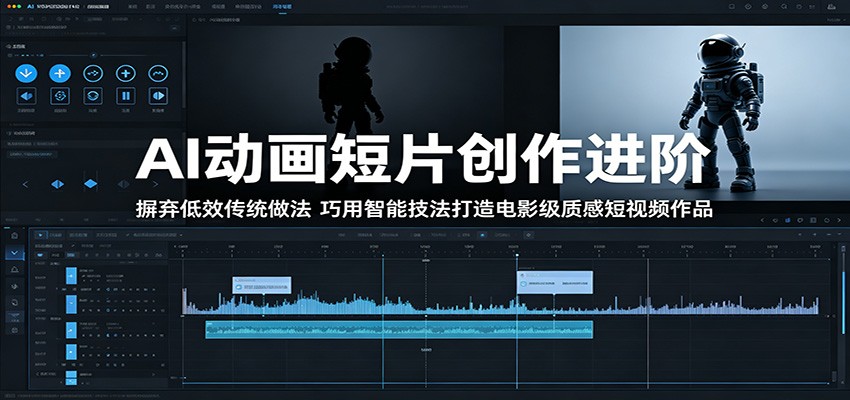 AI动画短片创作进阶：摒弃低效传统做法，巧用智能技法打造电影级质感短视频作品-小创项目网