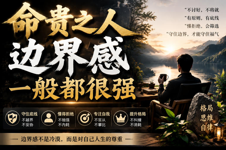 付费文章：命贵之人，边界感一般都很强-小创项目网