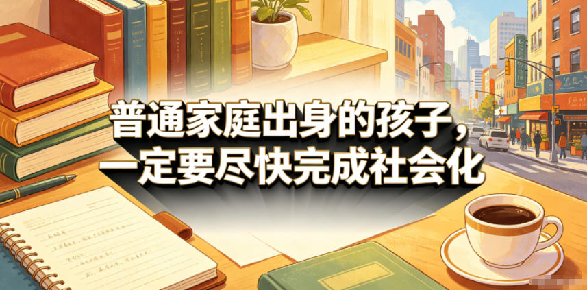 付费文章：普通家庭出身的孩子，一定要尽快完成社会化-寒山客