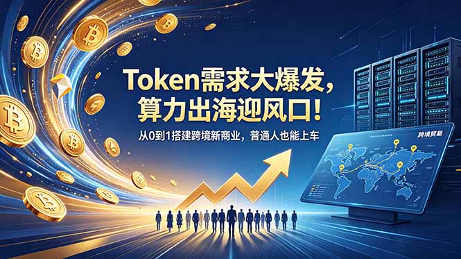 Token需求大爆发，算力出海迎风口！从0到1搭建跨境新商业，普通人也能上车-寒山客