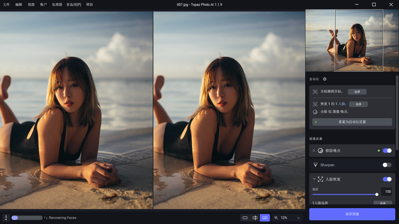 Ai图片降噪Topaz Photo Pro v1.5.0中文高级版-小创项目网