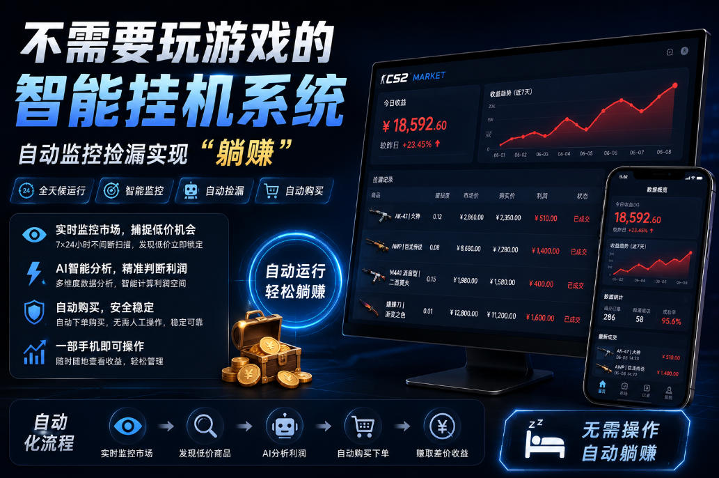 不用玩游戏的游戏搬砖项目，无需自己挂G，无需购买任何额外设备，所有数据支持任何形式验证【揭秘】-小创项目网