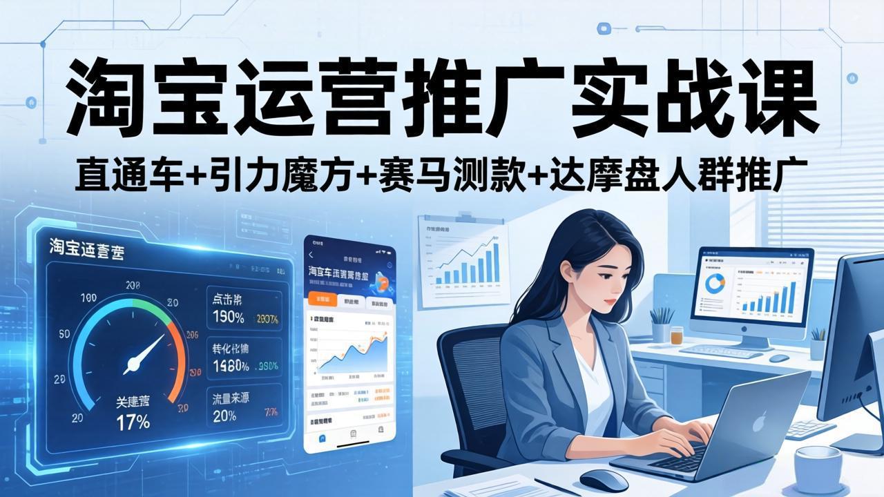 淘宝运营推广实战课(更新26年4月-小创项目网