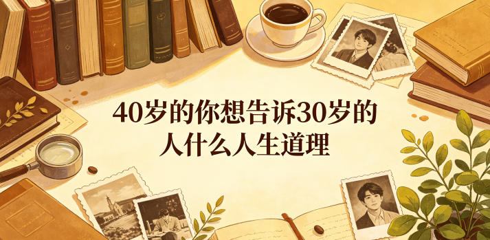 公众号付费文章：40岁的你想告诉30岁的人什么人生道理？-寒山客